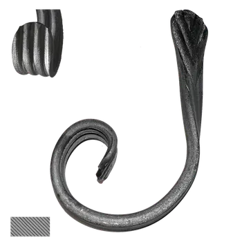 Zábradlí Prvek 12 x 6 mm, 120 x 60 mm, široké rozkování, hladký