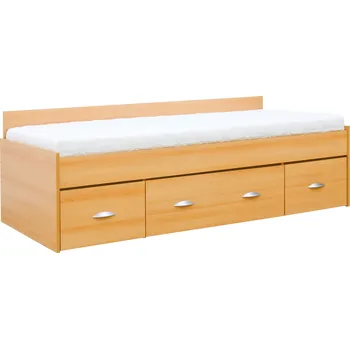 Postel Nábytek Mikulík Jednolůžko NEMO - zadní zvýšené čelo