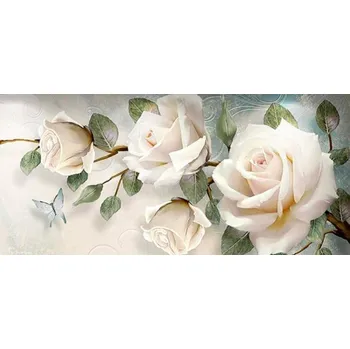 Diamantové malování Růžové růže - č. 149 90 x 45 cm