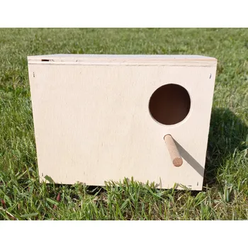 Krmivo pro ptáka Hnízdní budka Andulka - pravá (Hnízdní budka pro Andulky a malé papoušky)