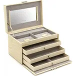 Friedrich Lederwaren Šperkovnice béžová/šedá Jolie 23254-30 + 2 měsíce na vrácení zboží