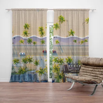 Závěs Sablio Závěs Pobřeží: 2ks 140x250cm