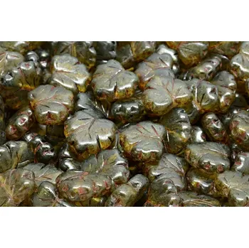 Korálek Korálky lístek č.1691 (13x11mm)