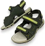 Colorful Chlapecké zelené sandály Barva: Zelená, Velikost: 34