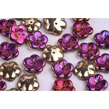 Korálek Korálky kytičky 501 (14x14 mm)