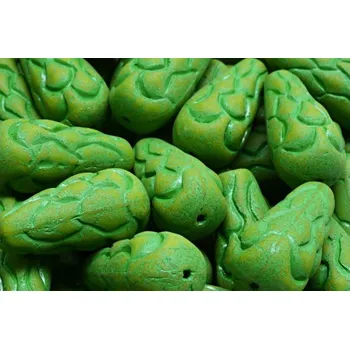 Korálek Korálky Šiška borová (25x12mm) č. 53