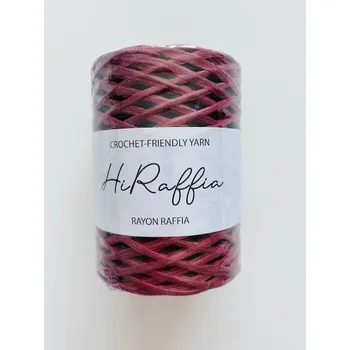 Příze Papírová příze vínová (150m/75g)