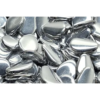 Korálek Lístek sasanky 11x16mm č. 48 (11x16mm)