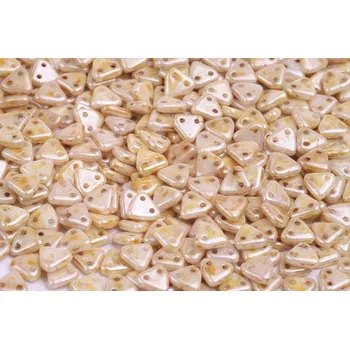 Korálek Dvoudírkový trojúhelník 6 mm č. 19