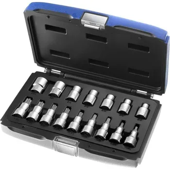 Klíč 1/2" Sada zástrčných hlavic TORX - 16dílná - TONA EXPERT