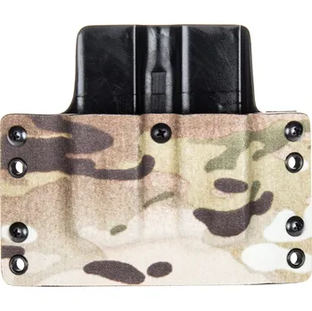 Příslušenství pro sportovní střelbu RH Holsters OWB - CZ 75 - vnější kydexové pouzdro na 2 zásobníky - plný sweatguard - multicam/černá Umístění pouzdra: Levý bok (pravák)