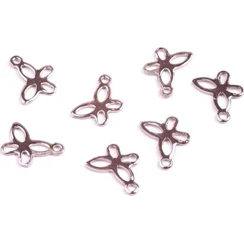 Korálek Kov 418 (7.5x11x0.8 mm)