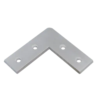 Stavební profil Hliníková spojka, rohová, povrchově broušená