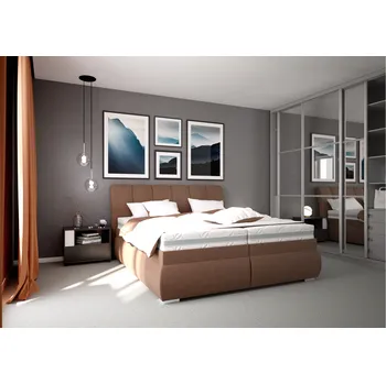 Postel BLANÁŘ NÁBYTEK, a.s. Čalouněná dvoulůžková postel NADINE ROZMĚR: 180 x 200 cm