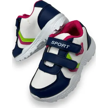 Dívčí tenisky Sport Dívčí modré tenisky na suchý zip Barva: Modrá, Velikost: 26