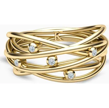 Prsten Korbička Šperky DÁMSKÝ SNUBNÍ PRSTEN INFINITY 029 - Diamant SI1/E -bílé zlato/žluté zlato/červené zlato