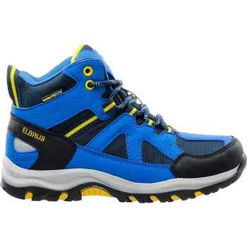 Chlapecké tenisky Dětské Vysoké boty ELBRUS PLARET MID WP JR 9720-NAVY/LAKE BLUE 32