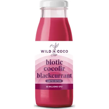 Limonáda BIO biotic cocofir - černý rybíz, 250 ml
