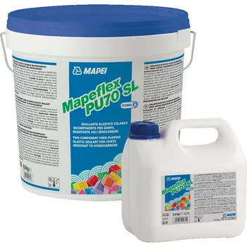 Průmyslové lepidlo MAPEI Dvousložkový pružný tekutý polyuretanový těsnicí tmel s nízkým modulem pružnosti MAPEFLEX PU 70 SL /složka A MAP-6PL012010