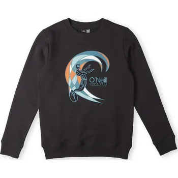 Chlapecká mikina Dětská Mikina O'NEILL O'RIGINAL SURFER CREW 4750014-19010 – Černá 164