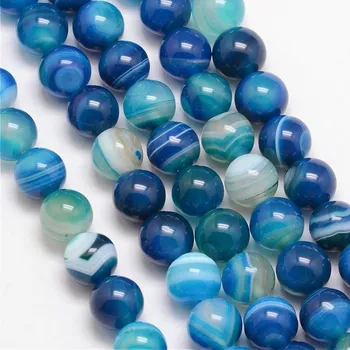 Korálek Minerál achát č.40 (8mm)