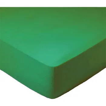 Prostěradlo DekorTextil Jersey napínací prostěradlo olivové ROZMĚR: (š/d/v) 90 x 220 x 20 cm