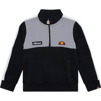 Chlapecká mikina Dětská Mikina ELLESSE CARTSON JNR 1/2 ZIP TRACK TOP S3L13450-6-21693 – Černá 134
