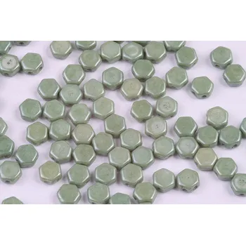 Korálek Dvoudírkový hexagon č. 123