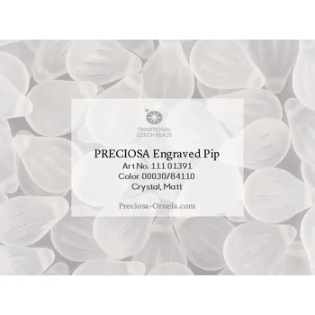 Korálek Preciosa Pip™ gravírované č.175