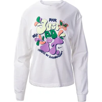 Dámské tričko Dámské Tričko s dlouhým rukávem NIKE W NSW TEE HOI PAR DN0009-100 – Bílá S