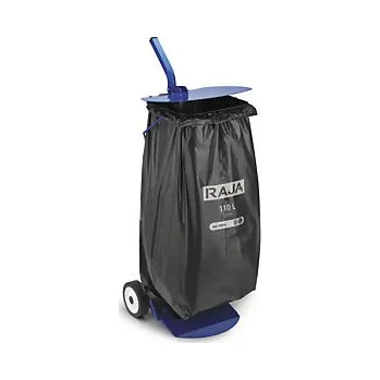 Pytle na odpadky Stojan na odpadkové pytle na kolečkách, pro pytle 120 l - Balení po 1 ks