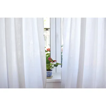 Závěs Snový svět Lněný závěs lehký polobělený - 240 cm Rozměr: 240 x 250 cm