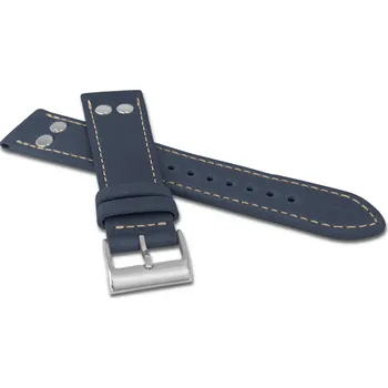 Módní doplněk Modrý pilotní řemínek LAVVU PILOT z luxusní kůže Top Grain LSUAL Šířka řemínku: 20mm