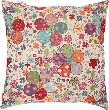 Polštář NábytekProNás Dekorační polštář - Barevné květy s květinami