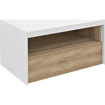 Koupelnový nábytek Sapho Viera Umyvadlová skříňka 80x44x50cm, bílá mat/dub Alabama, VA080-2222
