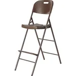 TENTino Vysoká barová židle - IMITACE RATANU