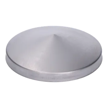 Příslušenství pro plot Stříška na sloupek-kulatá 100 mm, hr. 1,5 mm