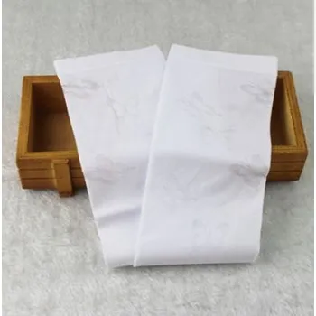 Dívčí prodyšné ponožky nad koleno - různé motivy Varianta: bílé - motýlci