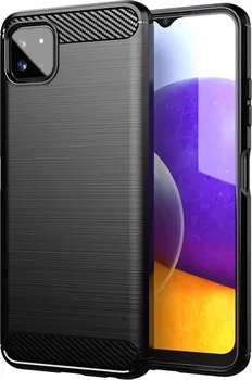 Pouzdro na mobilní telefon Carbon Case pro Samsung Galaxy A22 5G černé