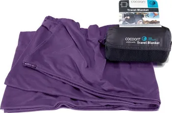 deka Cocoon Coolmax cestovní deka 180 x 140 cm Eggplant