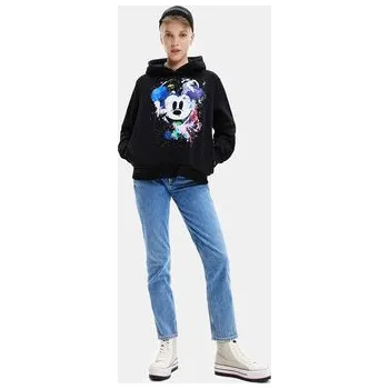 Dámská mikina Desigual Mikina 23SWSK35 Černá Loose Fit XXL