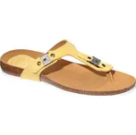 Dámské zdravotní žabky Scholl BIMINI 2.0 s koženým svrškem, mikrovláknovou stélkou a technologií Bio