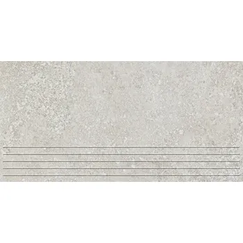 Dlažba Arona grey stopnica mat - schodovka 29,8x59,8 šedá 6005691