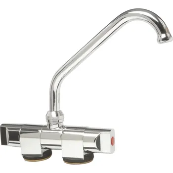 Otočná a sklopná baterie řady Slide pro studenou a teplou vodu, vyšší