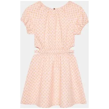 Dámské šaty United Colors Of Benetton Každodenní šaty 4XTWCV019 Oranžová Regular Fit 160