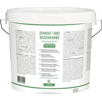 Lak na dřevo Barva na podlahy a cement 5 l šedá