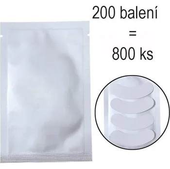 Silikonová podložka pro prodloužení řas - 800 ks