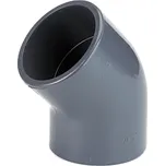 Plastová koleno 45° průměr 70/63 mm, délka rovné části 40 mm