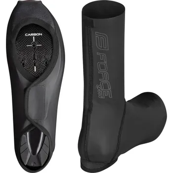 Cyklistické návleky FORCE návleky treter F SPEED ROAD bez zap., černé S-M