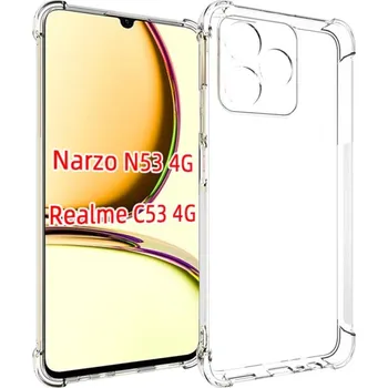 Pouzdro na tablet VSECHNONAMOBIL 60523 AIRBAG Extra odolný kryt Realme C53 průhledný